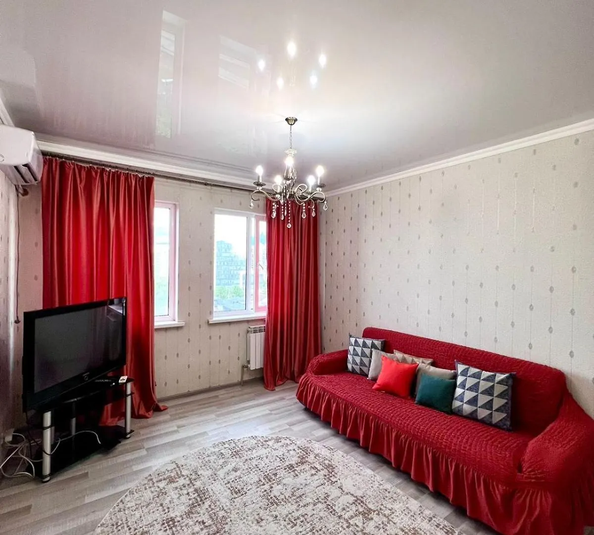 Apartment 2-Комнатные Апартаменты В Жк Шахристан Almaty